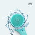 Silicone Electric Long Handle Massage Shower Body Skin Rotation Spa Electric Cleaning Soft Brush